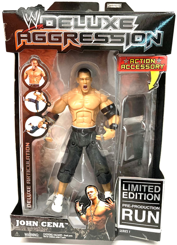 WWE Jakks Pacific Deluxe Aggression 1 John Cena [Pre-Production Run]