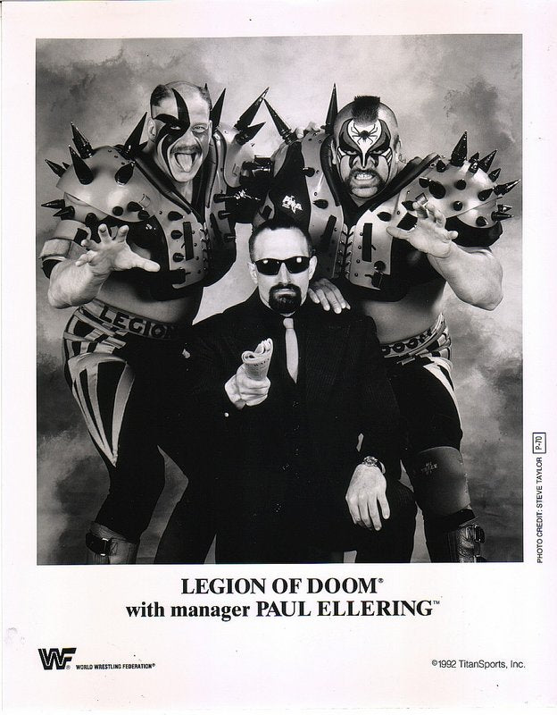 1992 Legion Of Doom w/Paul Ellering P70b b/w 