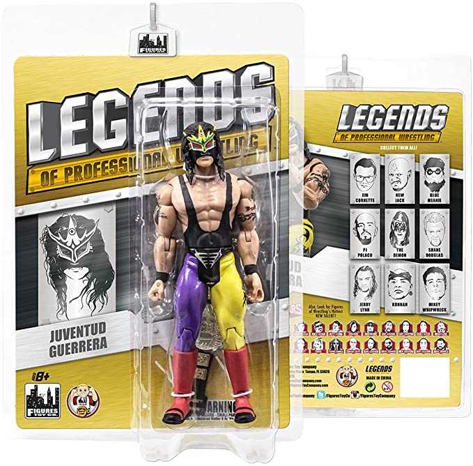 FTC Legends of Professional Wrestling [Modern] Juventud Guerrera Action & Toy Figures PWcatalog