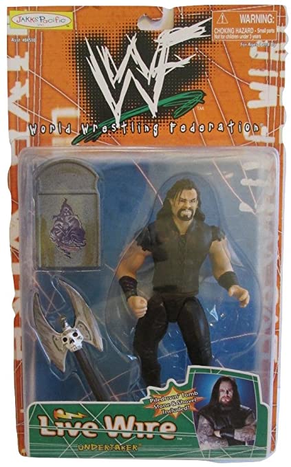 1998 WWF Jakks Pacific Live Wire Series 1 Undertaker [Exclusive] Action & Toy Figures PWcatalog