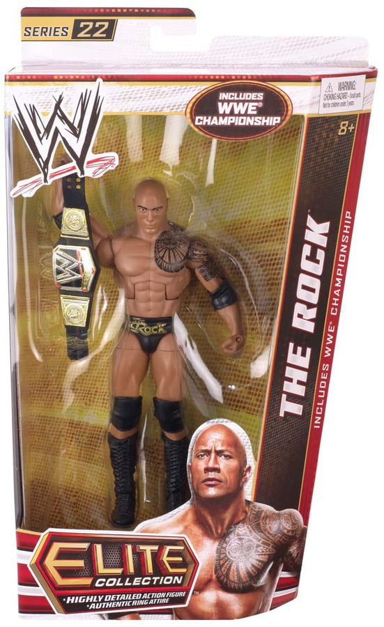 WWE Mattel Elite Collection Series 22 The Rock Action & Toy Figures PWcatalog