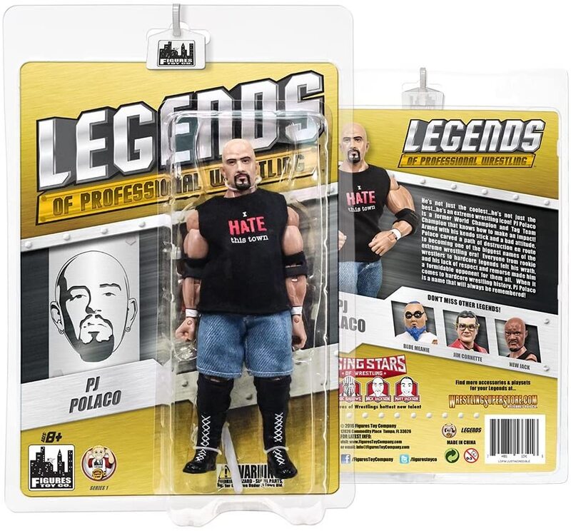 FTC Legends of Professional Wrestling [Modern] 1 PJ Polaco Action & Toy Figures PWcatalog