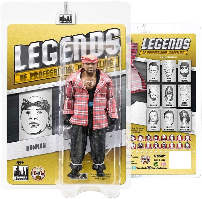 FTC Legends of Professional Wrestling [Modern] Konnan Action & Toy Figures PWcatalog