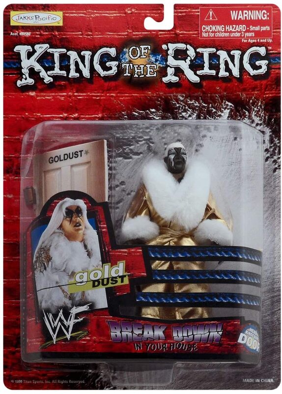 1999 WWF Jakks Pacific Break Down In Your House Goldust Action & Toy Figures PWcatalog