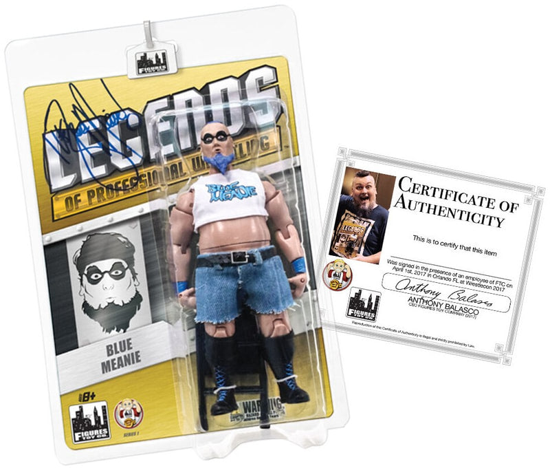 FTC Legends of Professional Wrestling [Modern] 1 Blue Meanie [Autographed Edition]