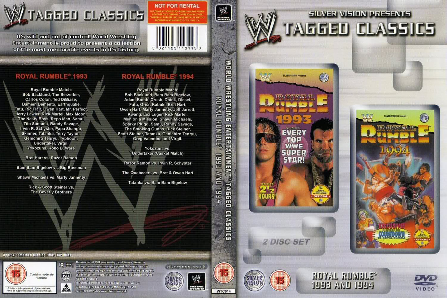 royal rumble 1993 1994 DVDs & Videos Silver vision exclusive