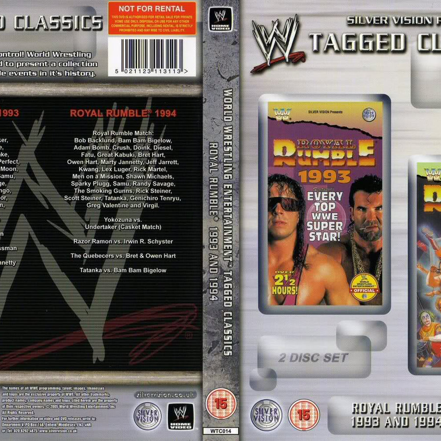 royal rumble 1993 1994 DVDs & Videos Silver vision exclusive
