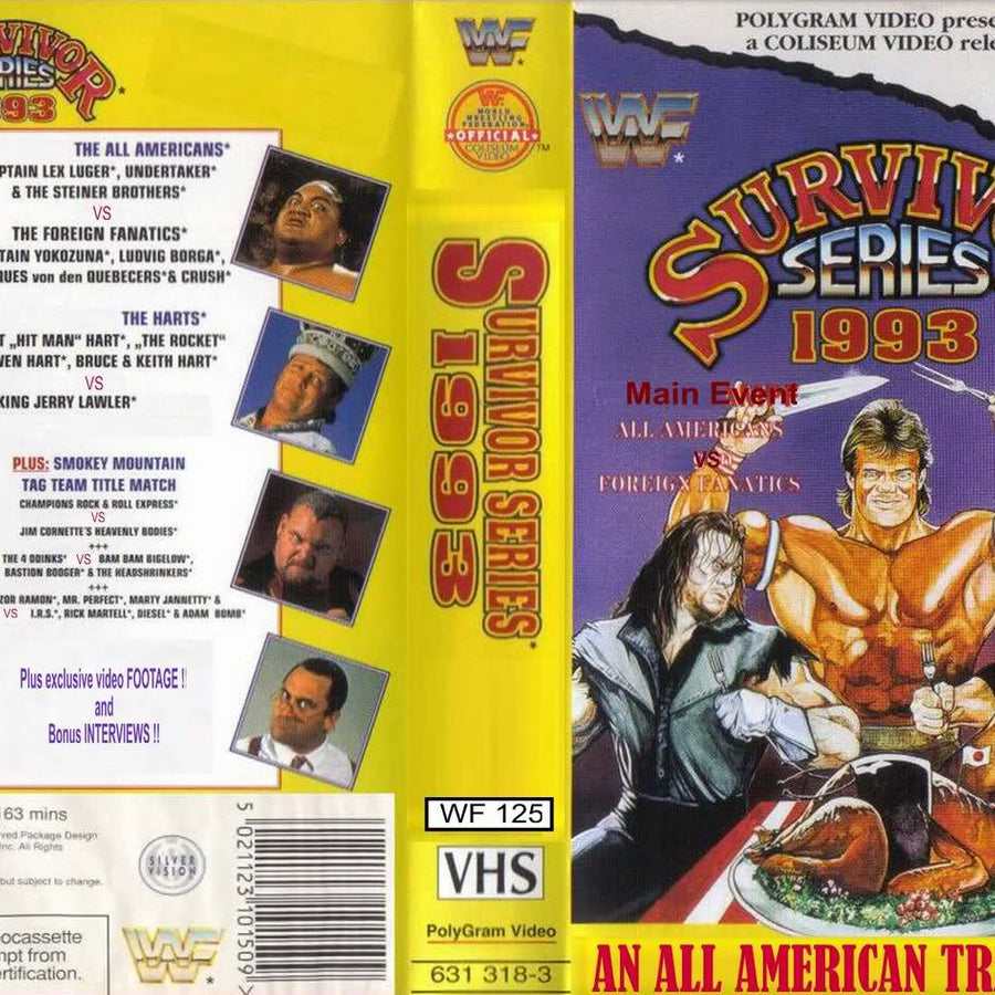 survivor series 1993 PW Catalog