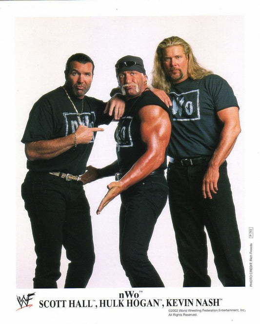 2002 NWO Scott Hall, Hulk Hogan , Kevin Nash P743 Color