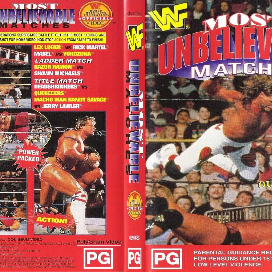 most unbelievable matches DVDs & Videos Pwcatalog