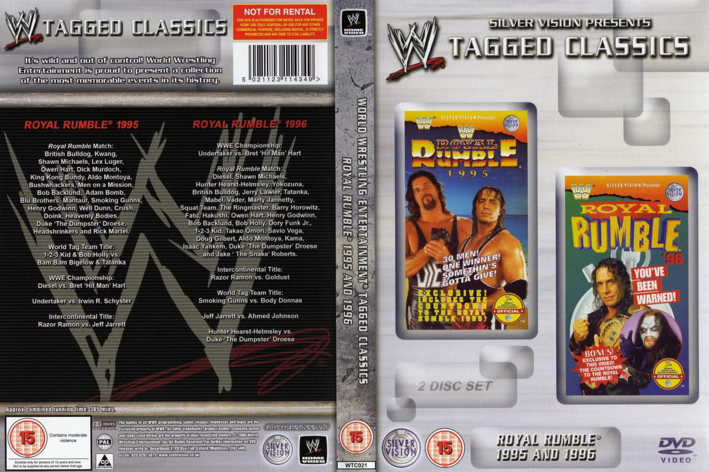 royal rumble 1995 1996 DVDs & Videos Silver vision exclusive