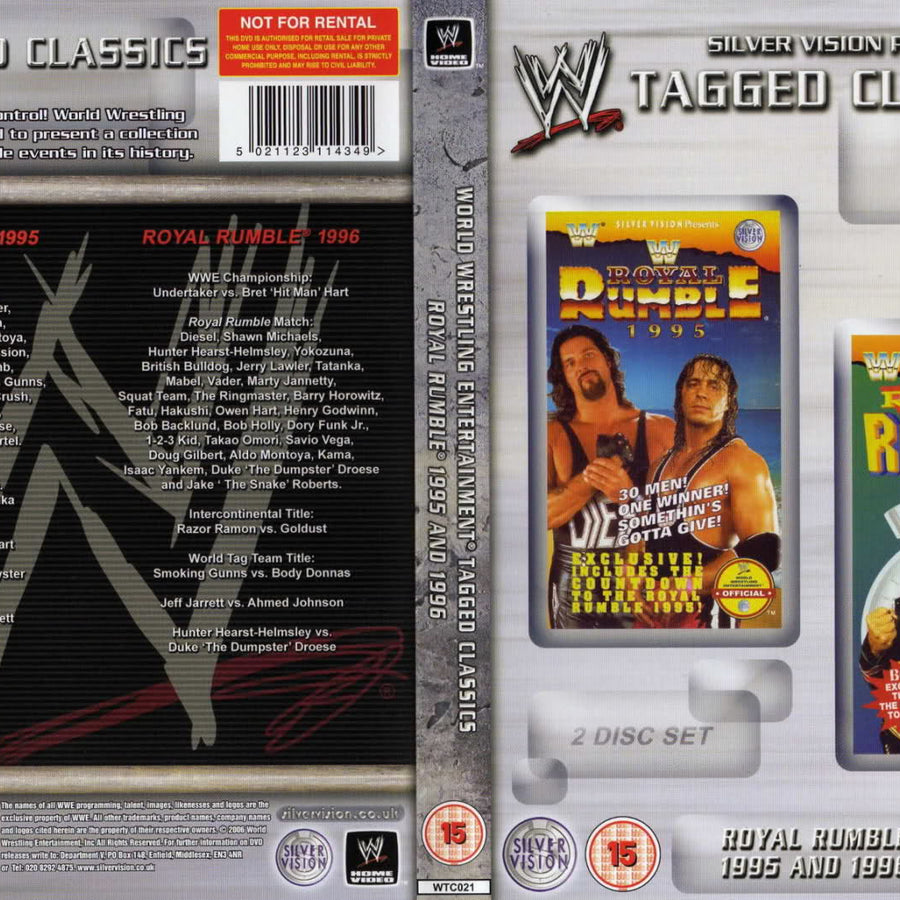 royal rumble 1995 1996 DVDs & Videos Silver vision exclusive