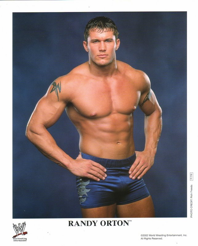 2002 Randy Orton P776 (debut promo) color PW Catalog