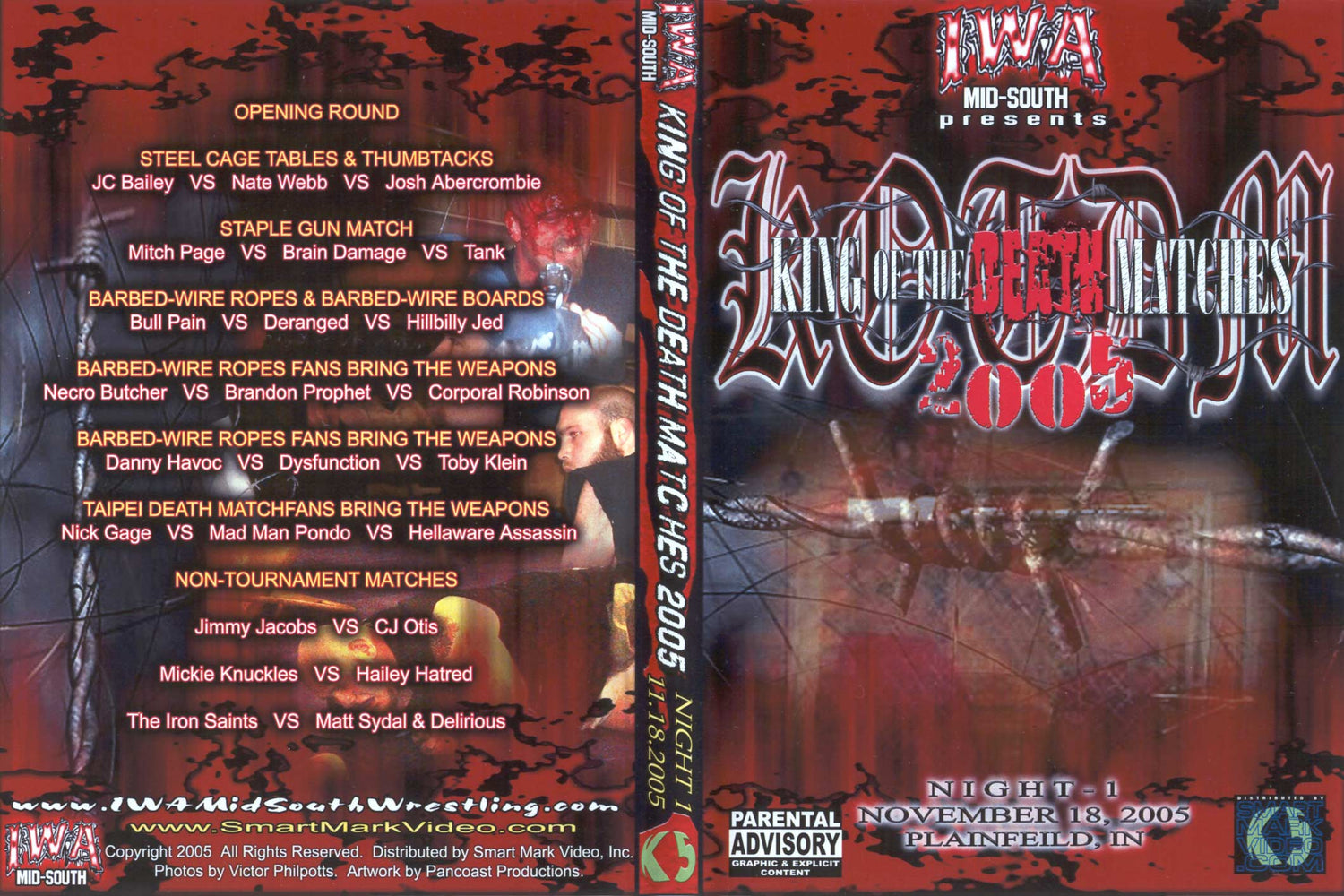 king of deathmatches 2005 night 1 DVDs & Videos Pwcatalog