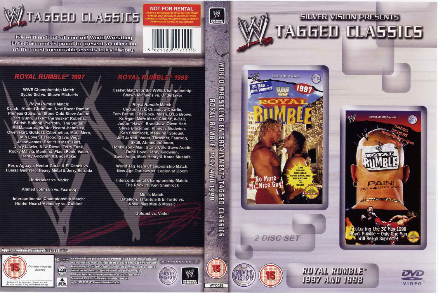 royal rumble 1997 1998 DVDs & Videos Silver vision exclusive