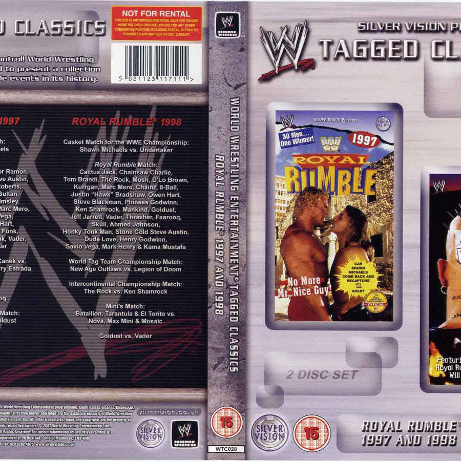 royal rumble 1997 1998 DVDs & Videos Silver vision exclusive