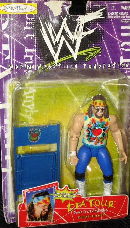 1999 WWF Jakks Pacific DTA Tour Series 1 Dude Love [Exclusive] Action & Toy Figures PWcatalog
