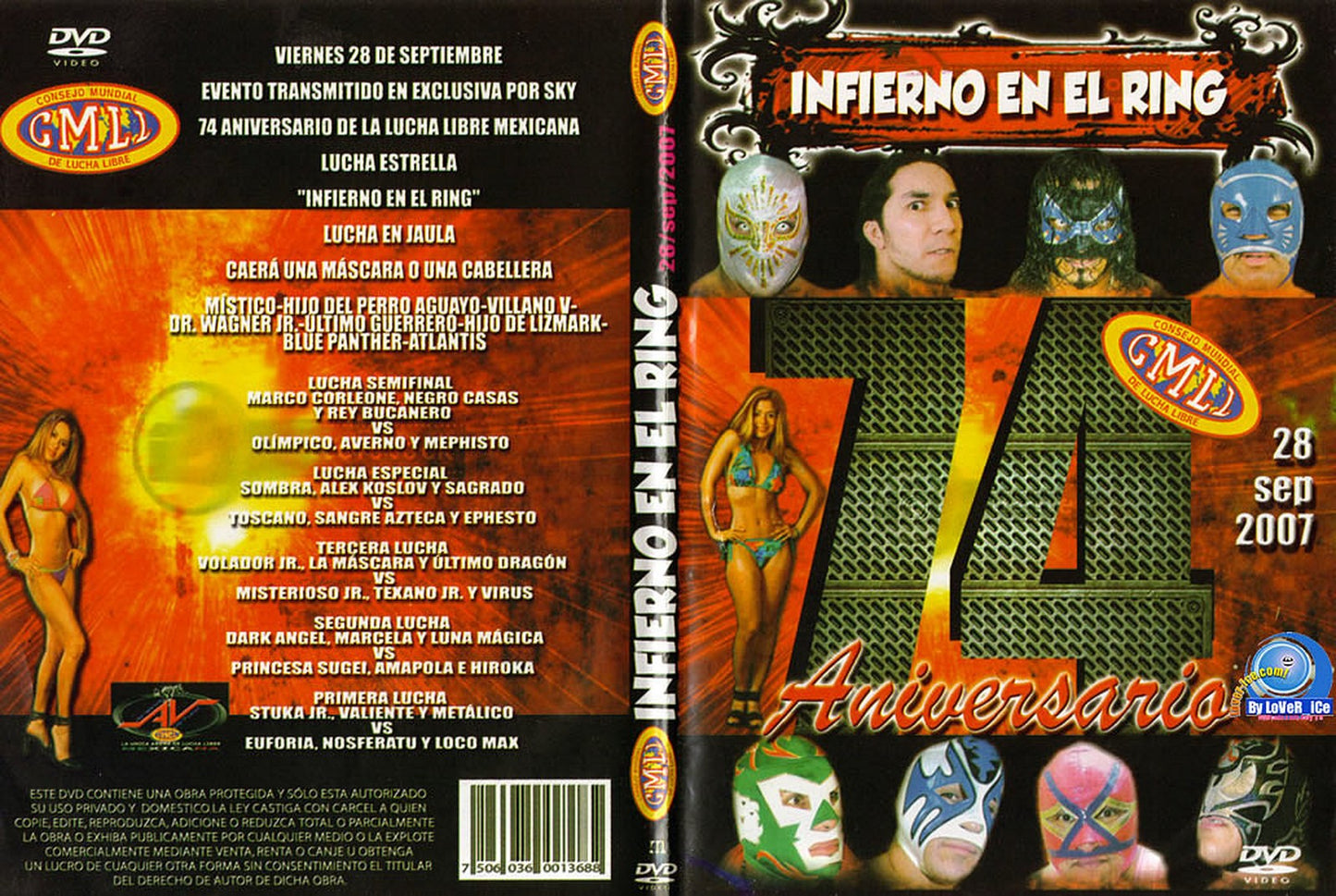infierno en el ring DVDs & Videos Pwcatalog