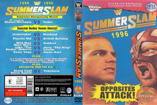 Summerslam 1996 DVDs & Videos Pwcatalog