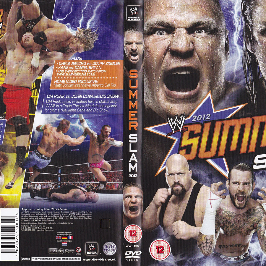 Summerslam 2012 DVDs & Videos Pwcatalog