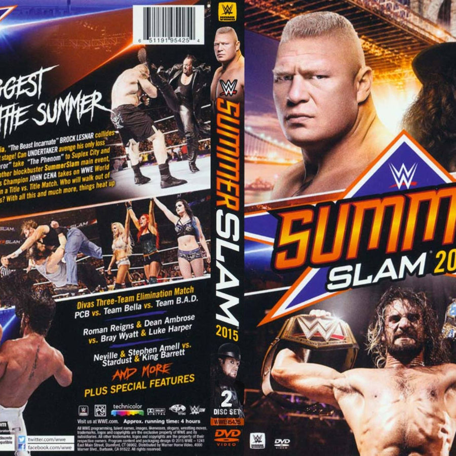 Summerslam 2015 DVDs & Videos Pwcatalog