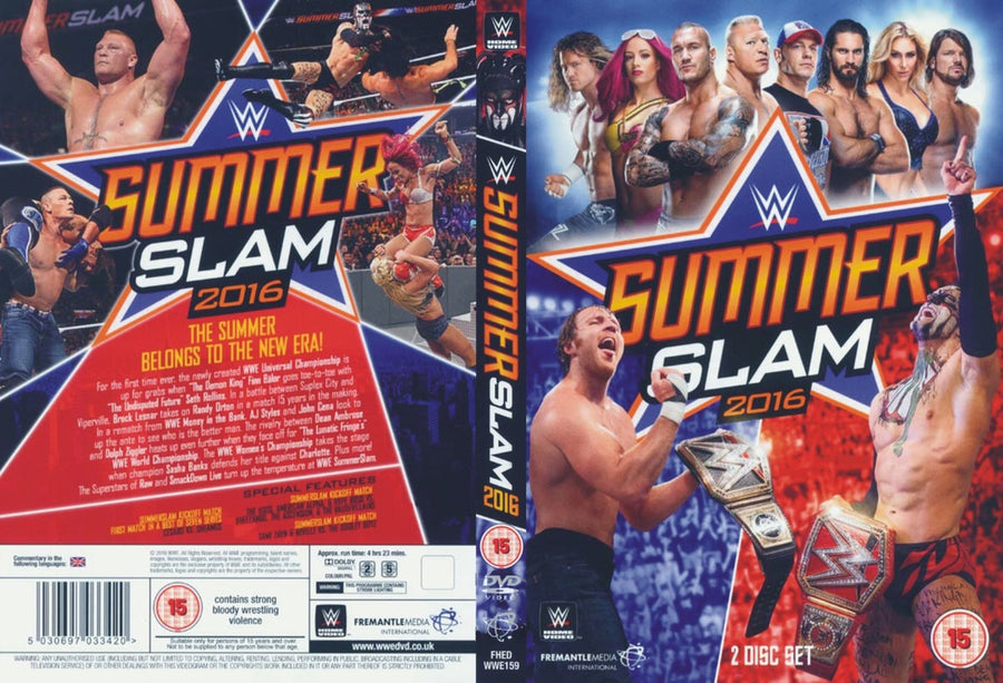 Summerslam 2016 DVDs & Videos Pwcatalog