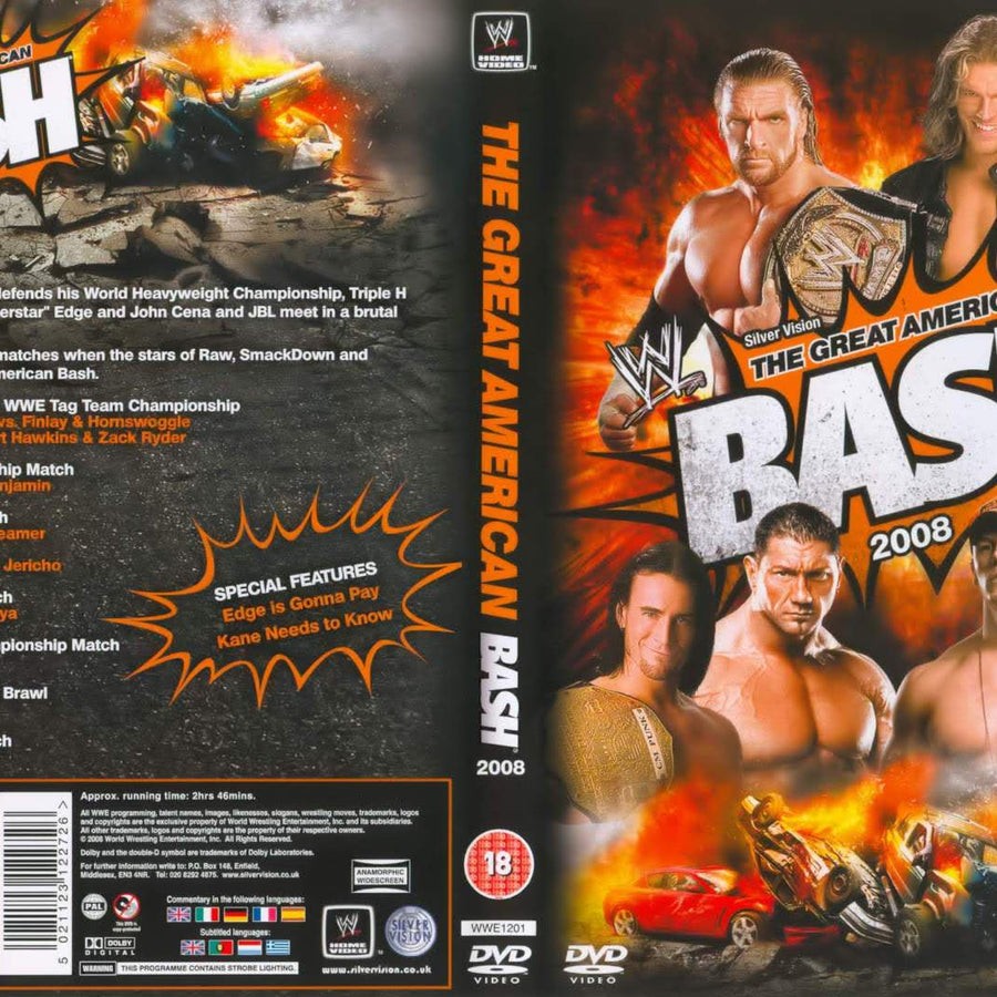 the great american bash 2008 DVDs & Videos Pwcatalog