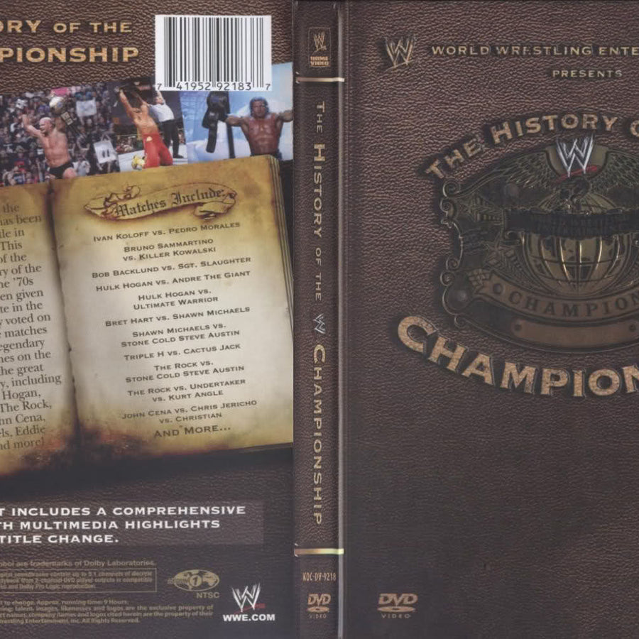 the history of the wwe championshi DVDs & Videos Pwcatalog
