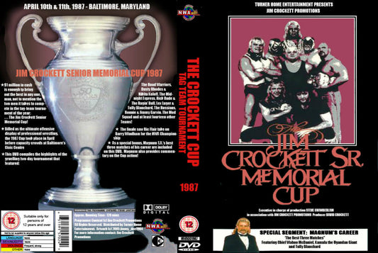 the jim crockett sr memorial cup tag team tournament 1987 DVDs & Videos Pwcatalog
