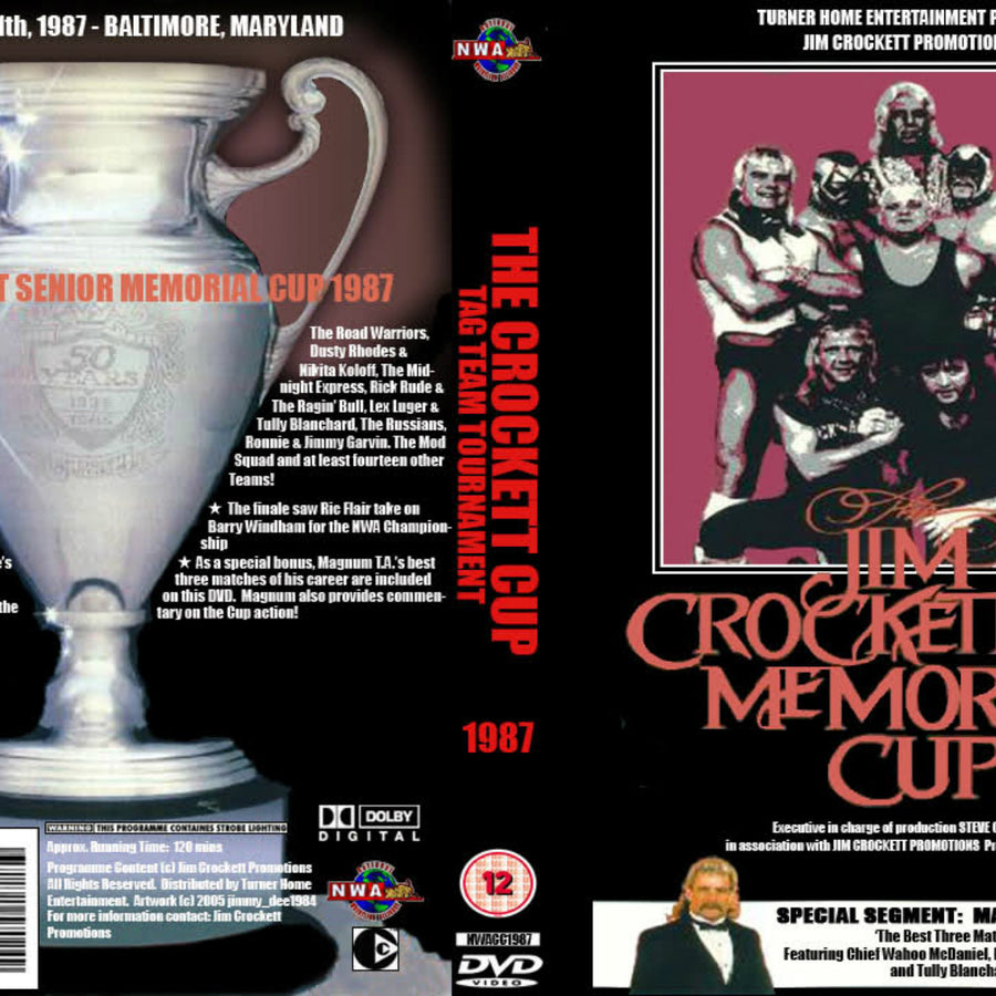 the jim crockett sr memorial cup tag team tournament 1987 DVDs & Videos Pwcatalog