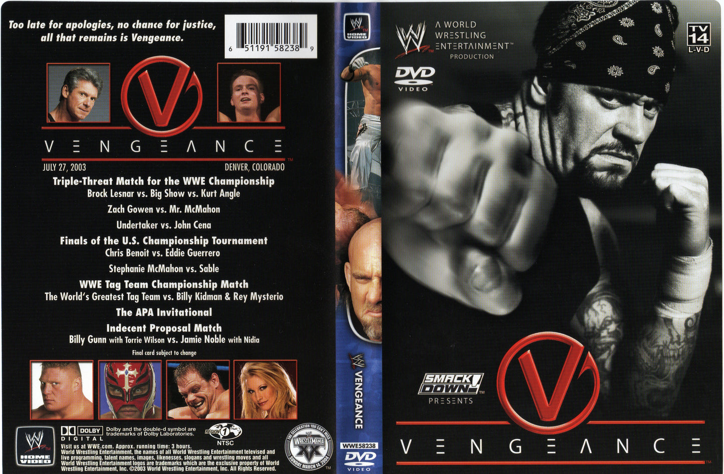 vengeance 2003 DVDs & Videos Pwcatalog
