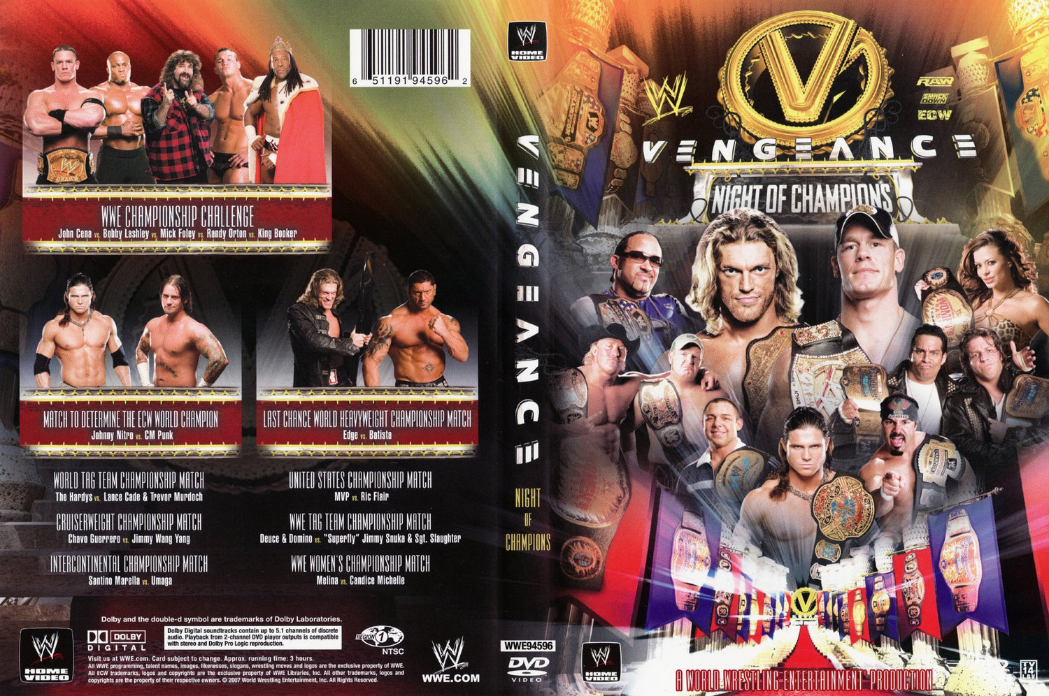 vengeance night of champions 2007 DVDs & Videos Pwcatalog