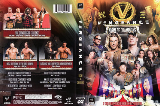 vengeance night of champions 2007 DVDs & Videos Pwcatalog
