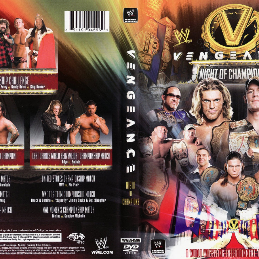 vengeance night of champions 2007 DVDs & Videos Pwcatalog