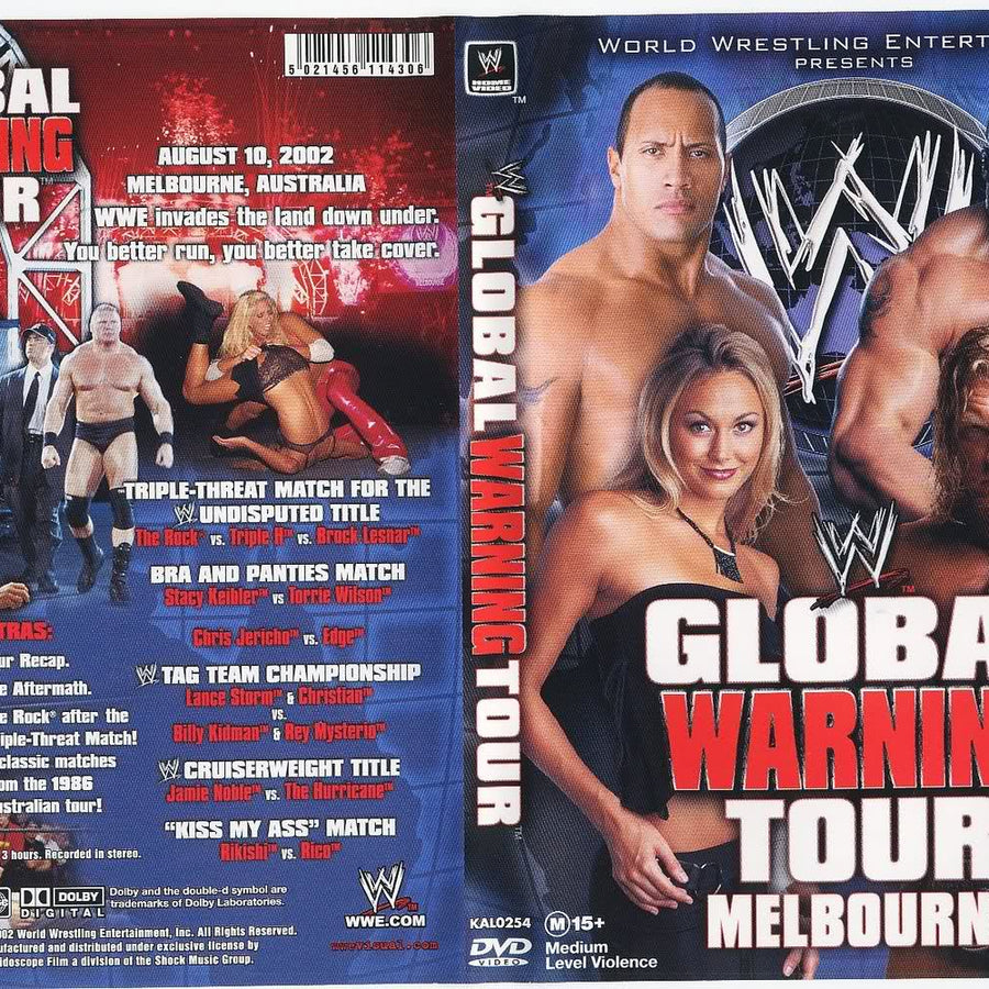 wwe global warning tour melbourne DVDs & Videos Pwcatalog