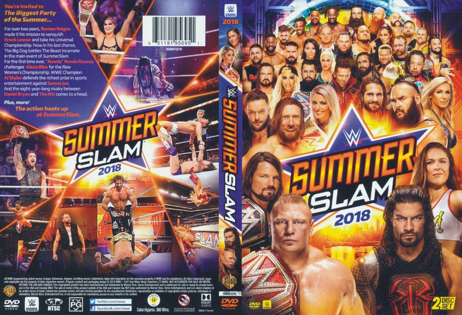 wwe Summerslam 2018 DVDs & Videos Pwcatalog
