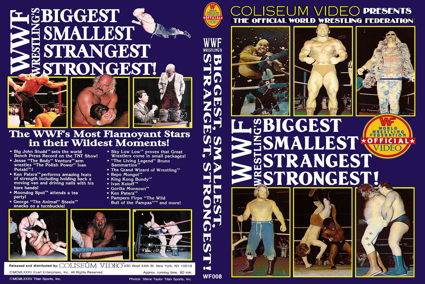 wwf wrestlings biggest smallest strangest strongest DVDs & Videos Pwcatalog