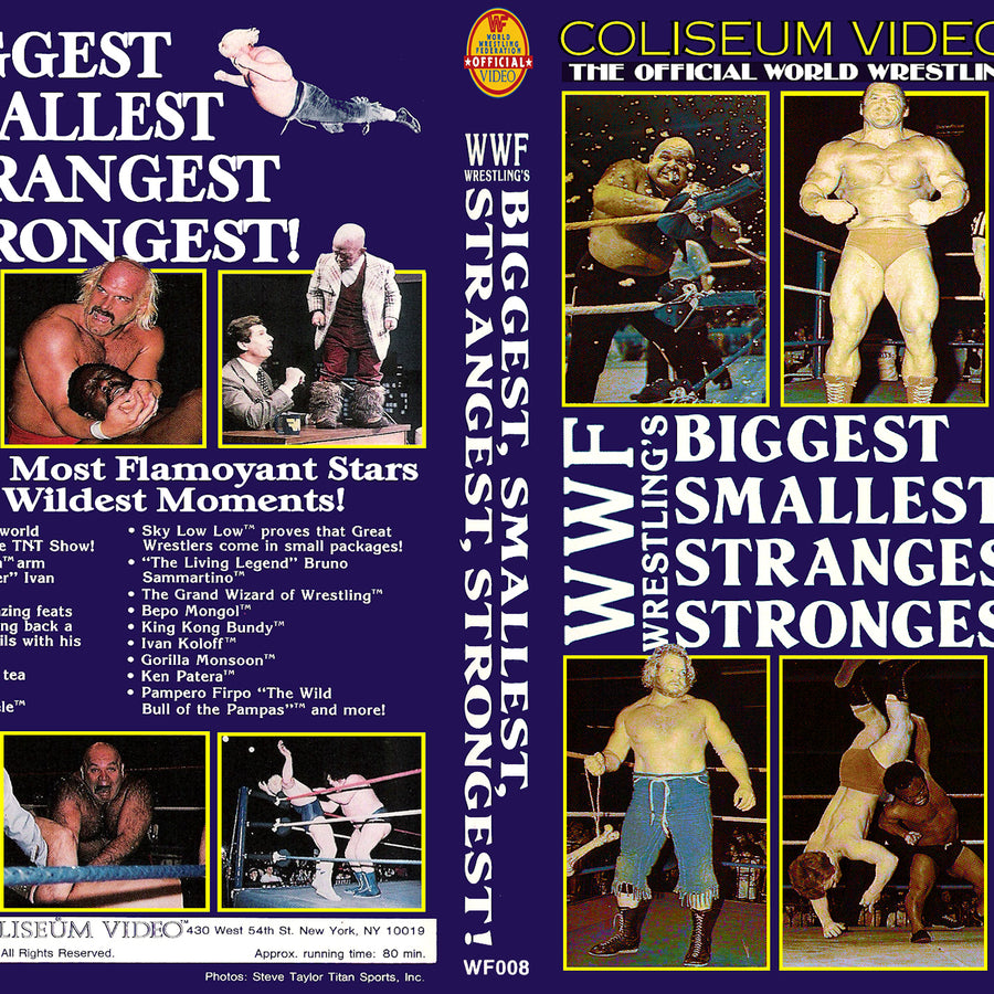 wwf wrestlings biggest smallest strangest strongest DVDs & Videos Pwcatalog