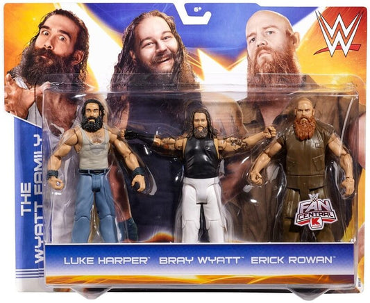 WWE Mattel Triple Threat Match 3 The Wyatt Family: Luke Harper, Bray Wyatt & Erick Rowan [Exclusive]