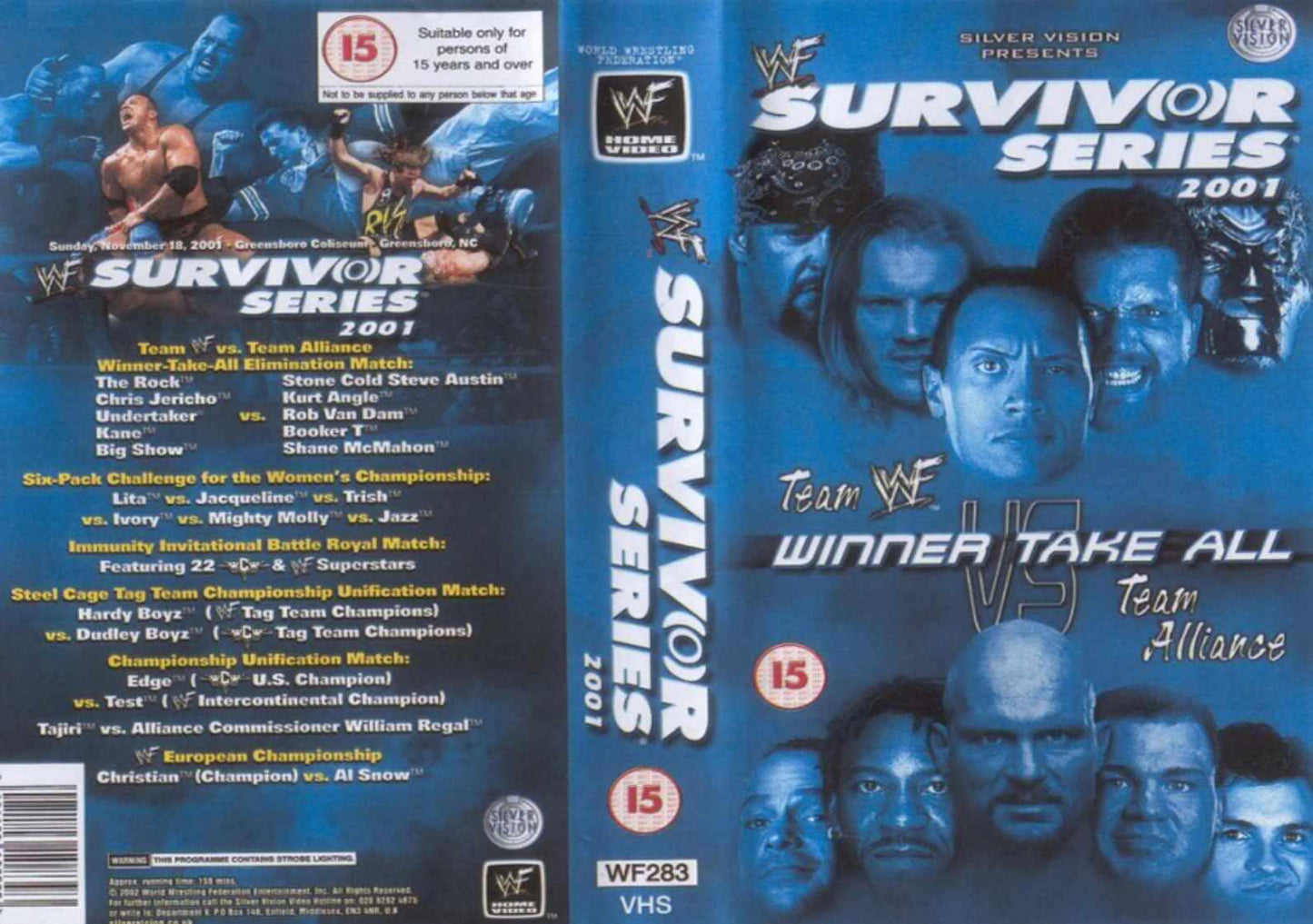 survivor series 2001 PW Catalog