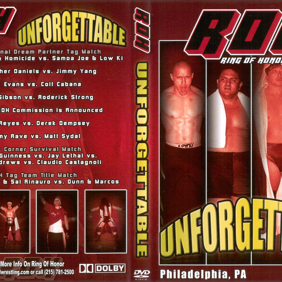 unforgettable DVDs & Videos Pwcatalog