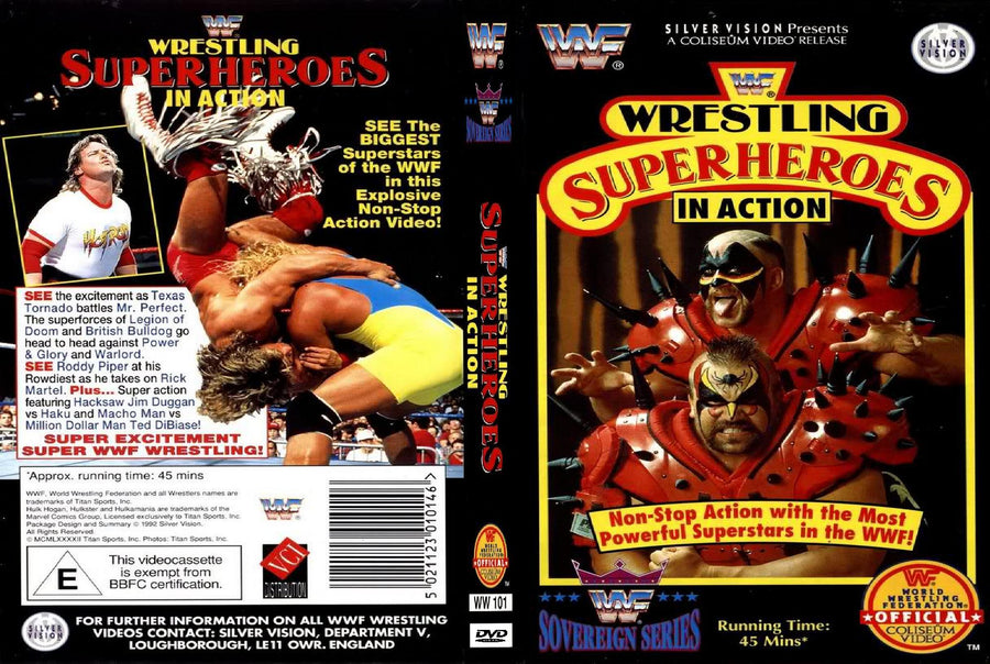 Wrestling Superheroes in Action