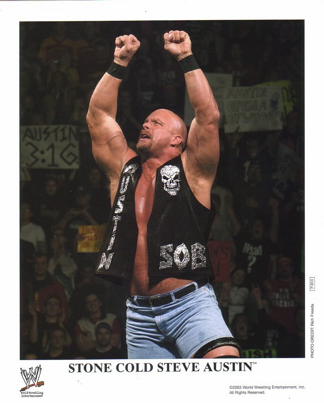 2003 Stone Cold Steve Austin P813 Color