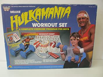 Hulk Hogan LJN Hulkamania Workout Set PWcatalog