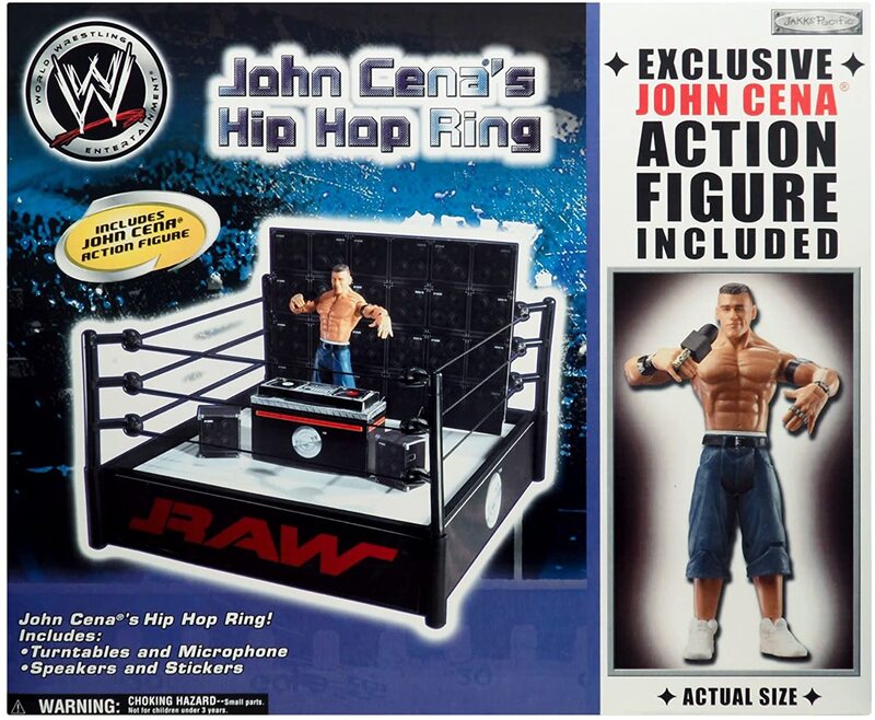 WWE Jakks Pacific John Cena's Hip Hop Ring [With John Cena] Action & Toy Figures PWcatalog