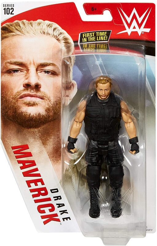WWE Mattel Basic Series 102 Drake Maverick [Chase] Action & Toy Figures PWcatalog