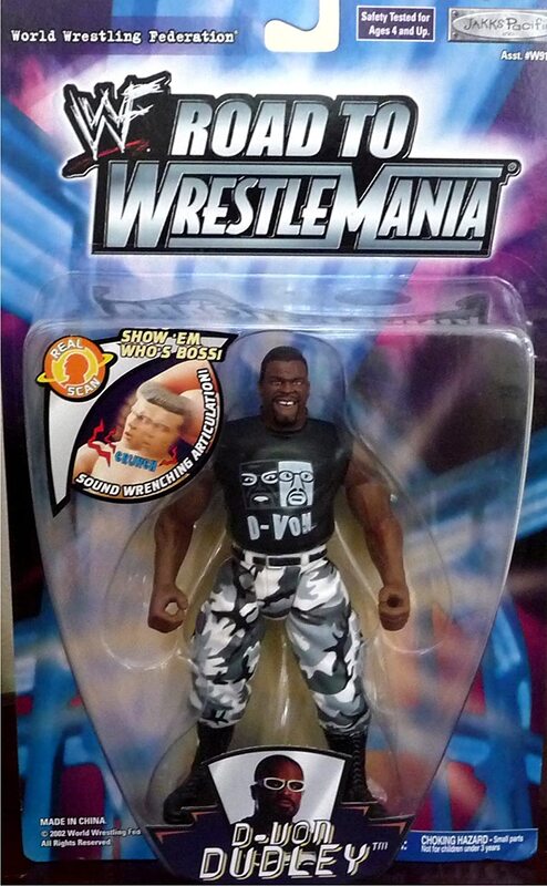 2002 WWF Jakks Pacific Road to WrestleMania D-Von Dudley Action & Toy Figures PWcatalog