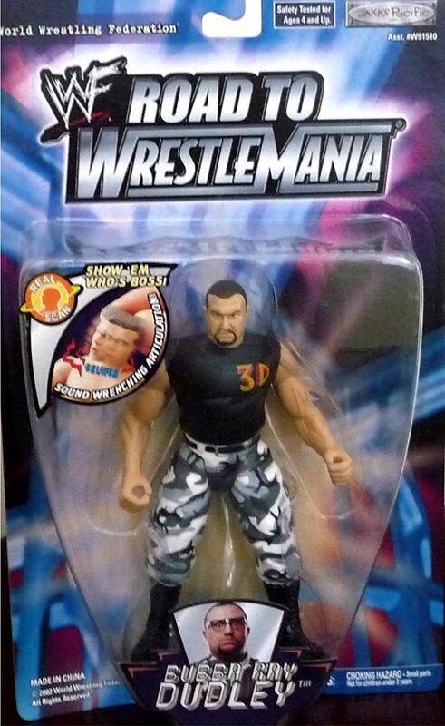 2002 WWF Jakks Pacific Road to WrestleMania Bubba Ray Dudley