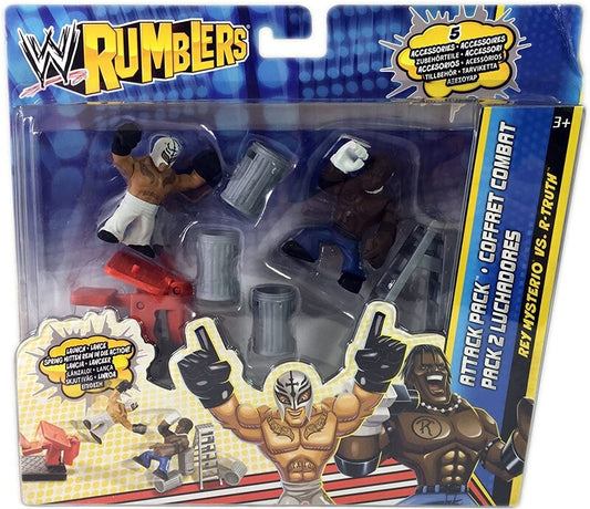 WWE Mattel Rumblers 2 Attack Pack: Rey Mysterio vs. R-Truth