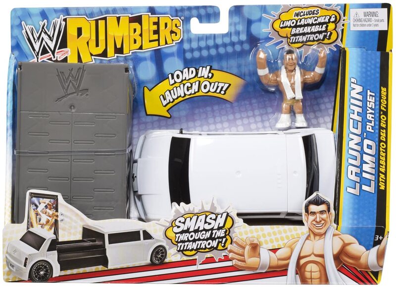 WWE Mattel Rumblers 2 Launchin' Limo Playset [With Alberto Del Rio] Action & Toy Figures PWcatalog
